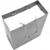 Draagtas zilver met koord 22x10x29cm 100st Tpk269825